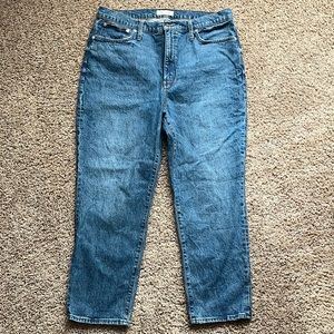 Madewell Classic Straight Jeans, Medium Wash